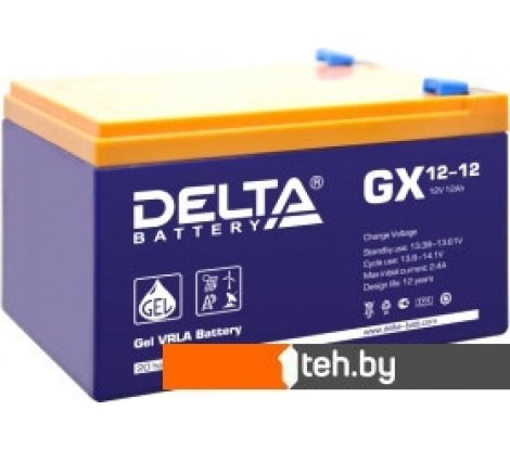  - Аккумуляторы для ИБП Delta GX 12-17 (12В/17 А·ч) - GX 12-17 (12В/17 А·ч)