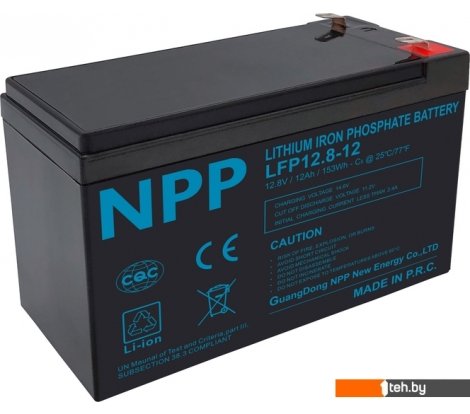  - Аккумуляторы для ИБП NPP LFP12.8-12Ah 12.8V 12Ah - LFP12.8-12Ah 12.8V 12Ah