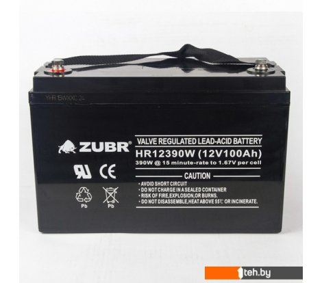  - Аккумуляторы для ИБП Zubr HR12390W 12V/100Ah - HR12390W 12V/100Ah