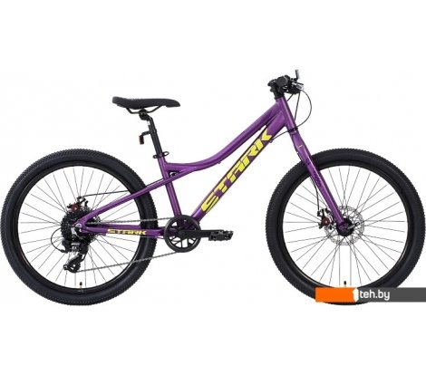  - Велосипеды Stark Slash 24.1 D 2025 р.12.7 (разобранный, фиолетовый матовый/кислотно-желтый) - Slash 24.1 D 2025 р.12.7 (разобранный, фиолетовый матовый/кислотно-желтый)