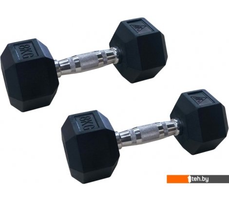  - Гантели, гири, штанги DFC DB001-8 2x8 кг - DB001-8 2x8 кг