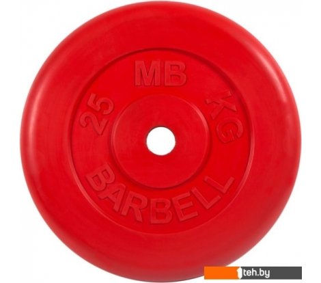 - Гантели, гири, штанги MB Barbell Стандарт 26 мм (1x25 кг, красный) - Стандарт 26 мм (1x25 кг, красный)