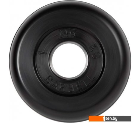  - Гантели, гири, штанги MB Barbell Стандарт 31 мм (1x1 кг, черный) - Стандарт 31 мм (1x1 кг, черный)