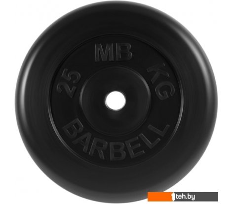  - Гантели, гири, штанги MB Barbell Стандарт 31 мм (1x25 кг, черный) - Стандарт 31 мм (1x25 кг, черный)