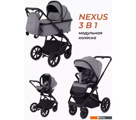  - Детские коляски и аксессуары Rant Basic Nexus RA107 (3 в 1, серый) - Basic Nexus RA107 (3 в 1, серый)