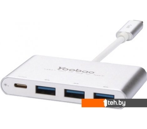 - USB-хабы и док-станции Yoobao YB-H1C3A/C-PD - YB-H1C3A/C-PD