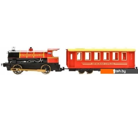  - Игрушечный транспорт Технопарк Поезд с вагоном Красная Стрела CT10-038 (24) - Поезд с вагоном Красная Стрела CT10-038 (24)