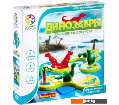  - Настольные игры Bondibon Динозавры.Таинственные острова - Динозавры.Таинственные острова