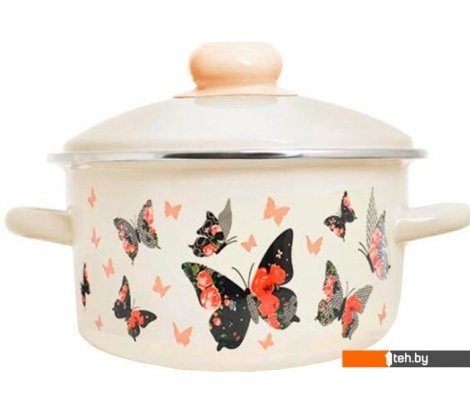  - Кастрюли Эстет Бабочки ЭТ-75160/3 - Бабочки ЭТ-75160/3