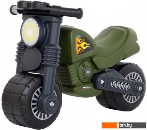  - Каталки, педальные машинки Полесье Моторбайк военный 66305 - Моторбайк военный 66305