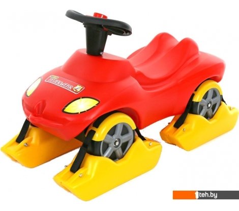  - Каталки, педальные машинки Полесье Снегоход Пожарная команда со звуковым сигналом [44594] - Снегоход Пожарная команда со звуковым сигналом [44594]