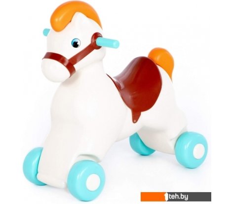  - Каталки, педальные машинки Полесье Пони Сафари 96098 (бирюзовый) - Пони Сафари 96098 (бирюзовый)