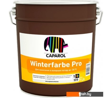 - Краски и эмали Caparol Winterfarbe Pro База 3. 8.46 л (прозрачный) - Winterfarbe Pro База 3. 8.46 л (прозрачный)
