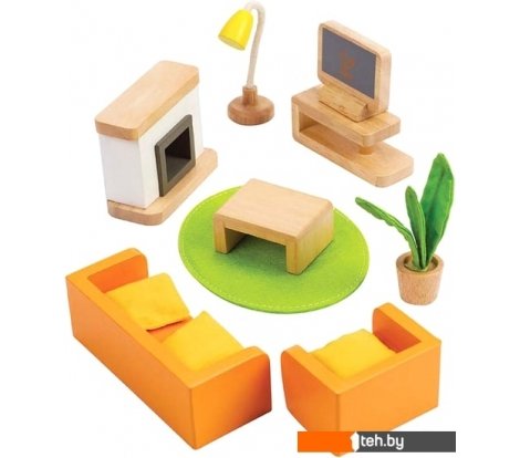 - Кукольные домики Hape Гостиная E3452-HP - Гостиная E3452-HP