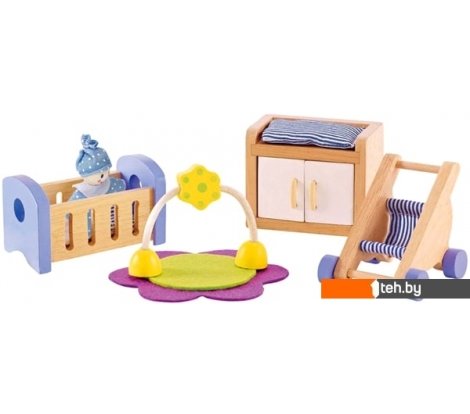 - Кукольные домики Hape Комната для малыша E3459-HP - Комната для малыша E3459-HP
