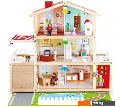  - Кукольные домики Hape Семейный особняк E3405-HP - Семейный особняк E3405-HP