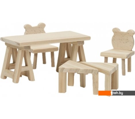 - Кукольные домики Lundby Стол и стулья Сделай сам 60906400 - Стол и стулья Сделай сам 60906400
