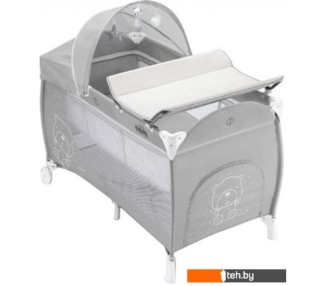  - Детские манежи CAM Daily Plus L113/247 (тедди серый) - Daily Plus L113/247 (тедди серый)