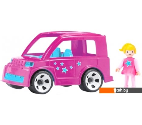  - Игрушечный транспорт Efko Городской розовый автомобиль с водителем 33220EF-CH - Городской розовый автомобиль с водителем 33220EF-CH