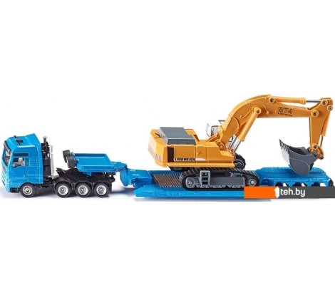  - Игрушечный транспорт Siku MAN TG-A с экскаватором Leibherr 1847 - MAN TG-A с экскаватором Leibherr 1847
