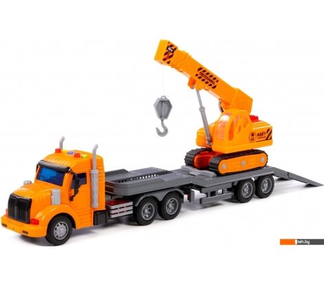  - Игрушечный транспорт Полесье Профи Трейлер 84009 - Профи Трейлер 84009