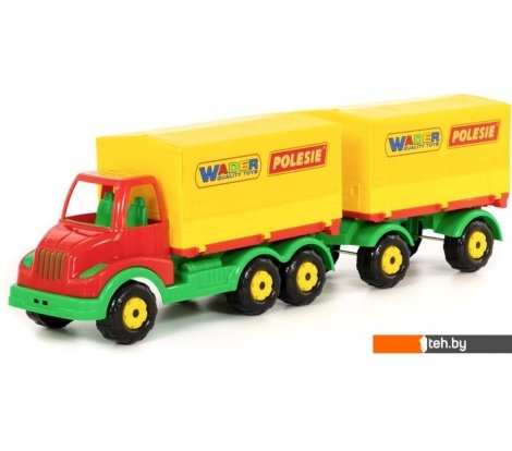 - Игрушечный транспорт Полесье Муромец автомобиль бортовой тентовый с прицепом 44075 - Муромец автомобиль бортовой тентовый с прицепом 44075