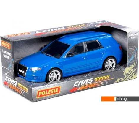  - Игрушечный транспорт Полесье Легенда-V3 автомобиль легковой инерционный 87942 (синий) - Легенда-V3 автомобиль легковой инерционный 87942 (синий)