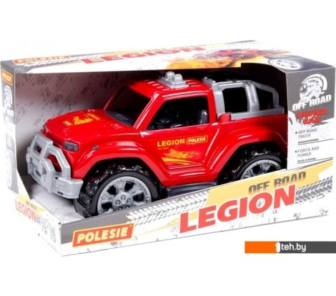  - Игрушечный транспорт Полесье Автомобиль Легион №2 84095 (красный) - Автомобиль Легион №2 84095 (красный)