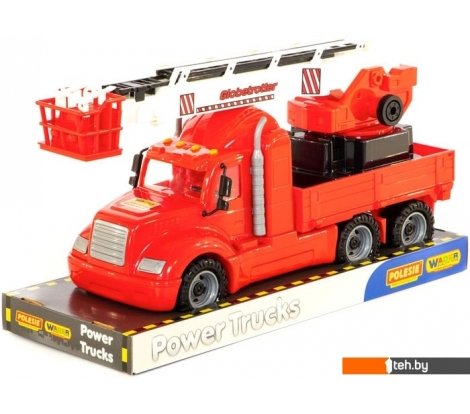  - Игрушечный транспорт Полесье Майк автомобиль пожарный 58553 - Майк автомобиль пожарный 58553