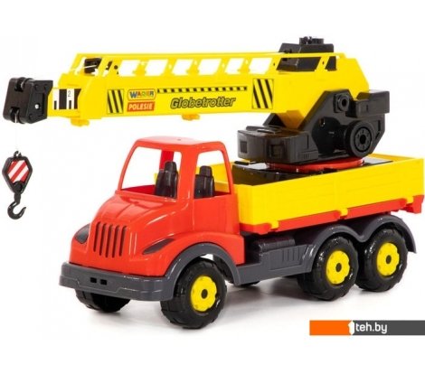  - Игрушечный транспорт Полесье Муромец автомобиль-кран с поворотной платформой 56535 - Муромец автомобиль-кран с поворотной платформой 56535