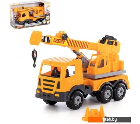  - Игрушечный транспорт Полесье Престиж автомобиль-кран №2 70715 - Престиж автомобиль-кран №2 70715