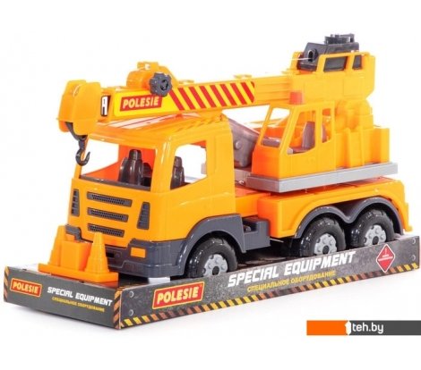  - Игрушечный транспорт Полесье Престиж автомобиль-кран №2 76533 - Престиж автомобиль-кран №2 76533