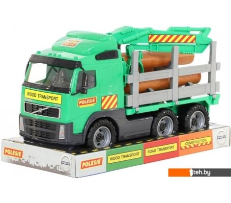  - Игрушечный транспорт Полесье Volvo автомобиль-лесовоз 58331 - Volvo автомобиль-лесовоз 58331