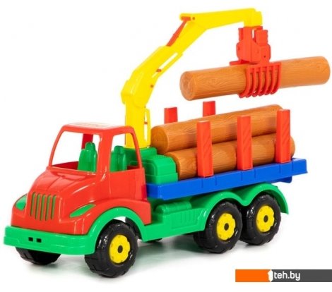  - Игрушечный транспорт Полесье Муромец автомобиль-лесовоз 44099 - Муромец автомобиль-лесовоз 44099