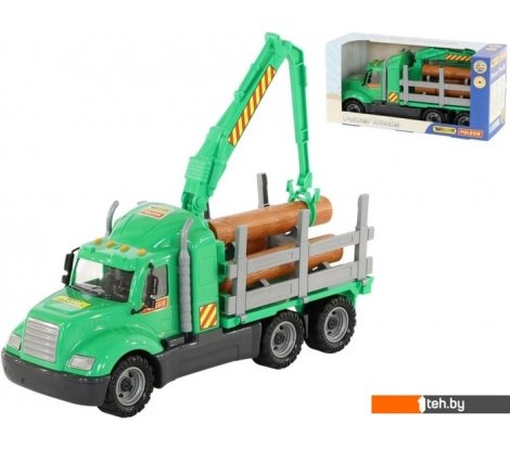  - Игрушечный транспорт Полесье Майк автомобиль-лесовоз 55644 - Майк автомобиль-лесовоз 55644