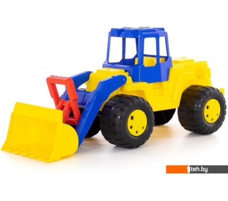 - Игрушечный транспорт Полесье Великан трактор-погрузчик 38081 - Великан трактор-погрузчик 38081