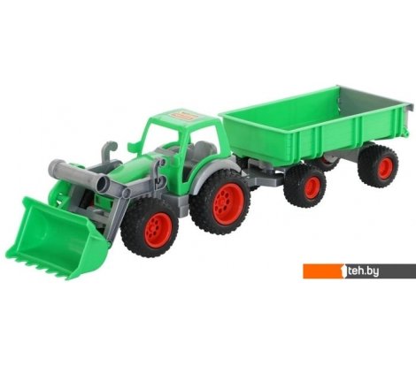  - Игрушечный транспорт Полесье Фермер-техник трактор-погрузчик с прицепом 8817 - Фермер-техник трактор-погрузчик с прицепом 8817