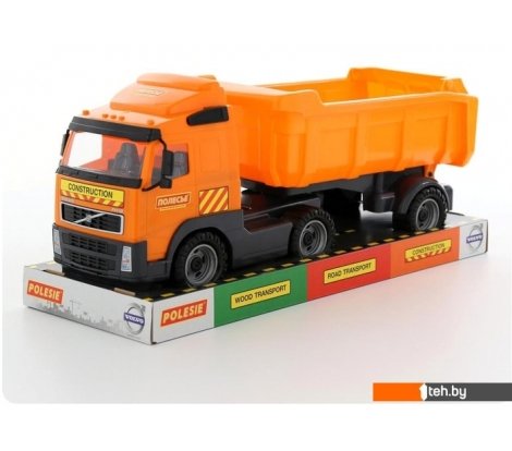 - Игрушечный транспорт Полесье Volvo автомобиль-самосвал с полуприцепом 58393 - Volvo автомобиль-самосвал с полуприцепом 58393
