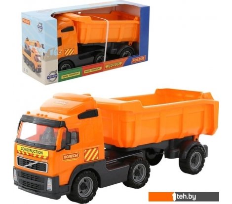 - Игрушечный транспорт Полесье Volvo автомобиль-самосвал с полуприцепом 9524 - Volvo автомобиль-самосвал с полуприцепом 9524