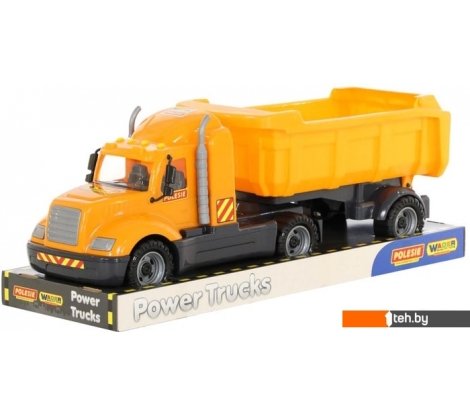 - Игрушечный транспорт Полесье Майк автомобиль-самосвал с полуприцепом 58560 - Майк автомобиль-самосвал с полуприцепом 58560