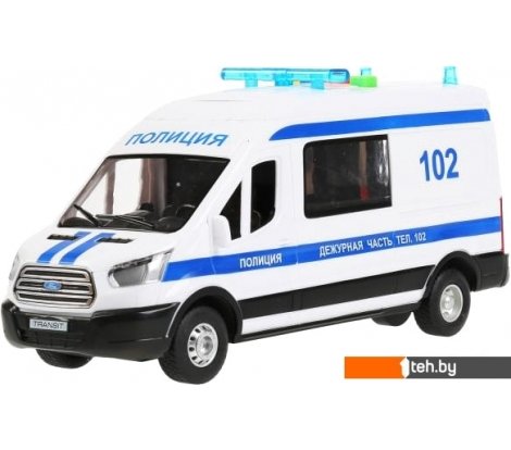 - Игрушечный транспорт Технопарк Ford Transit Полиция TRANSITVAN-22PLPOL-WH - Ford Transit Полиция TRANSITVAN-22PLPOL-WH