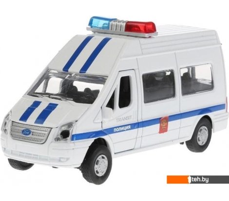 - Игрушечный транспорт Технопарк Ford Transit Полиция SB-13-02-2 - Ford Transit Полиция SB-13-02-2