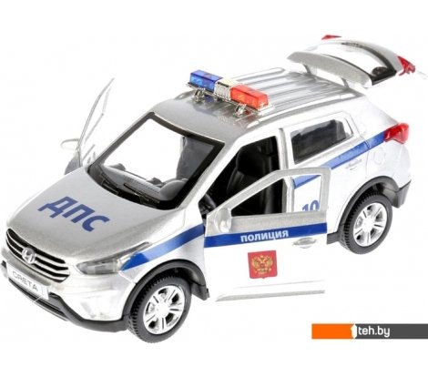  - Игрушечный транспорт Технопарк Hyundai Creta Полиция - Hyundai Creta Полиция