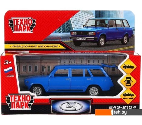  - Игрушечный транспорт Технопарк ВАЗ-2104 Жигули 2104-12-BU - ВАЗ-2104 Жигули 2104-12-BU