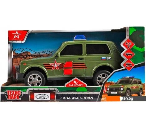 - Игрушечный транспорт Технопарк Lada 4x4 Urban URBANBLACK-20PLARR-GN - Lada 4x4 Urban URBANBLACK-20PLARR-GN