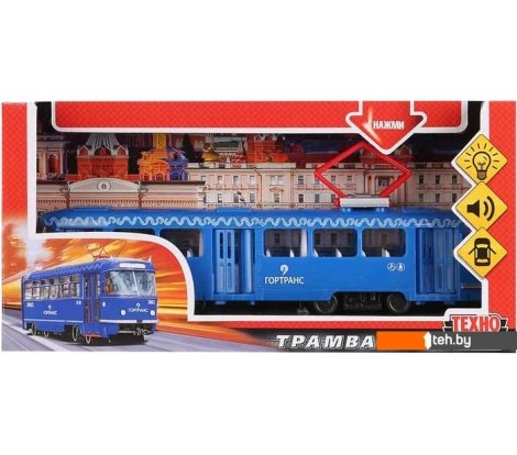 - Игрушечный транспорт Технопарк CT12-428-2-BL - CT12-428-2-BL