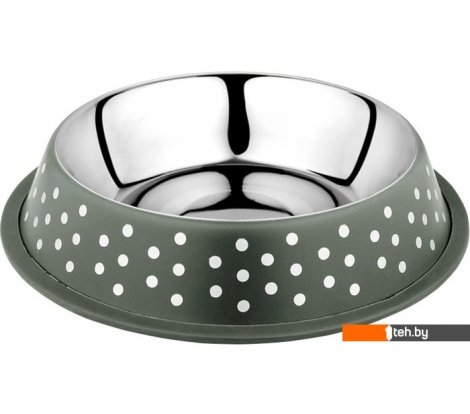  - Миски, поилки, кормушки для животных Duvo Plus Деко 13837/DV (зеленый в белый горох) - Деко 13837/DV (зеленый в белый горох)