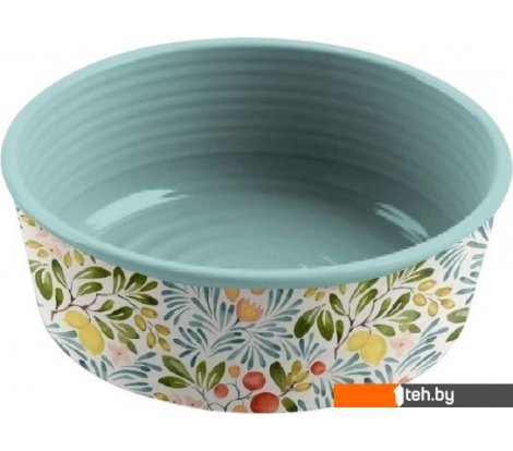  - Миски, поилки, кормушки для животных TarHong Country Orchard PDR5067PBCO (бирюзовый с рисунком) - Country Orchard PDR5067PBCO (бирюзовый с рисунком)