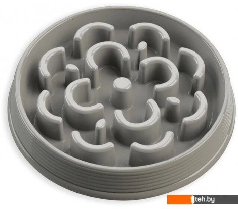  - Миски, поилки, кормушки для животных TarHong Slow Chow 700 мл (серый) - Slow Chow 700 мл (серый)