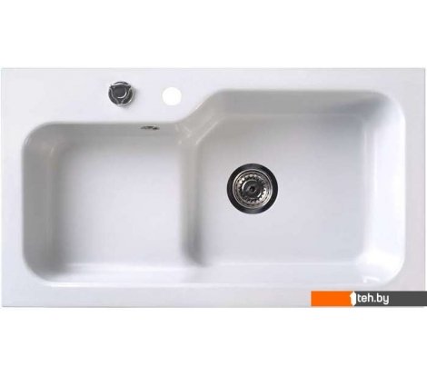 - Кухонные мойки Belux SG-REC-HALF-8045 (белый кварц) - SG-REC-HALF-8045 (белый кварц)